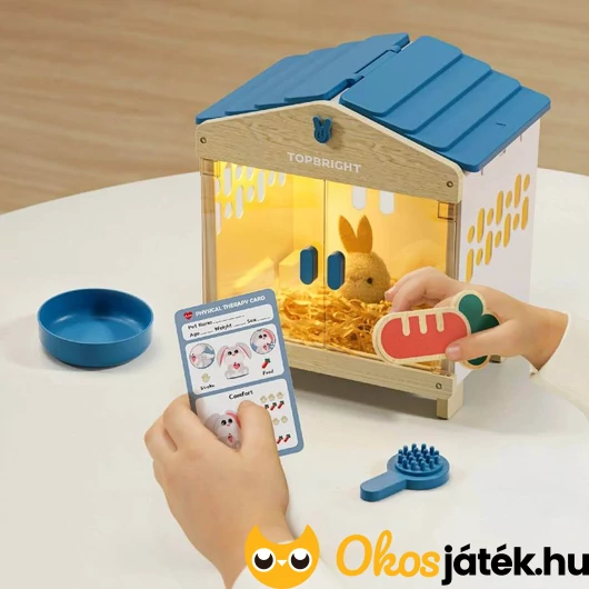 Gondoskodó szerepjáték nyuszival