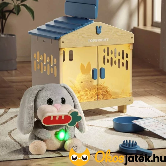 Nyuszi ol játék plüss nyuszival
