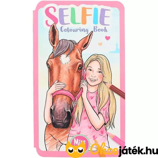 Mini színező - lovas Miss Melody Selfie