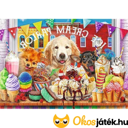 Kutyás Trefl puzzle