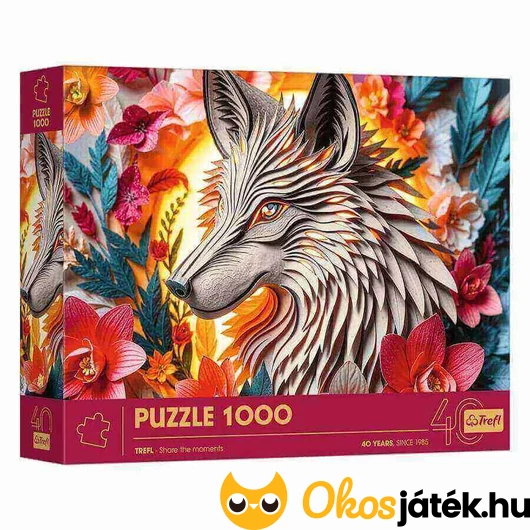 Trefl 1000 darabos puzzle Paper Art - farkas