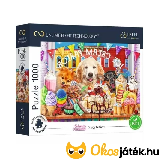 Kutyás Trefl puzzle 1000 db-os