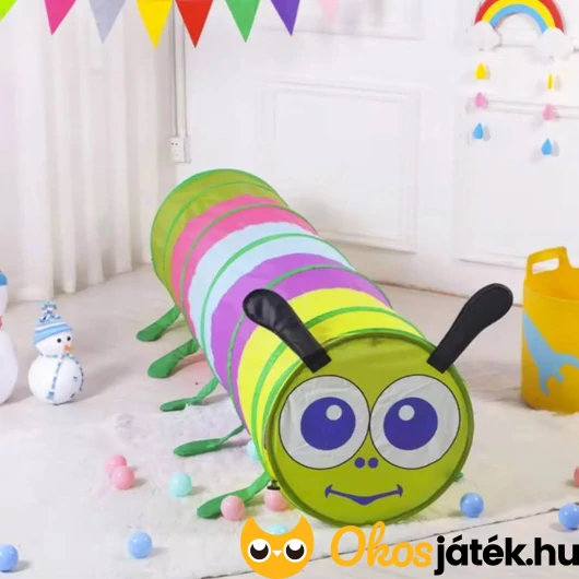 Hernyó játék alagút