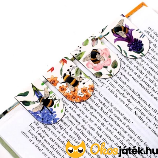 Virágos könyvjelzők