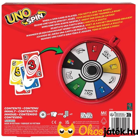 Uno másképp újfajta pörgős játék