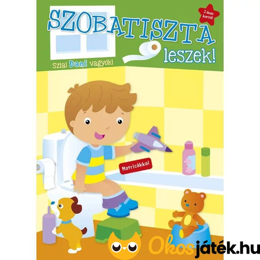 Szobatiszta leszek fiús jutalmazó füzet