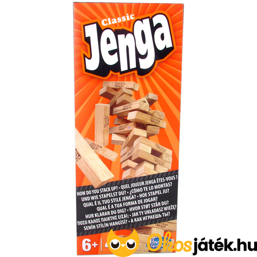 Jenga Hasbro ügyességi fa torony