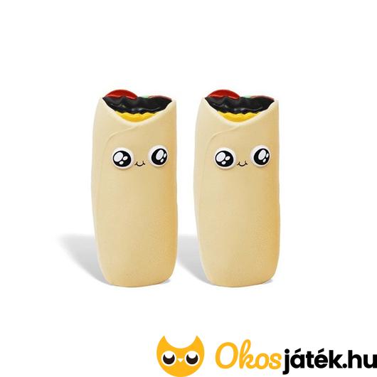 Burritóhajító társasjáték szivacs burritók