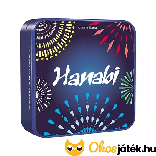 Hanabi kooperatív, díjnyertes fémdobozos kártyajáték