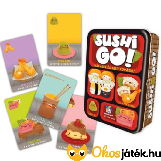Sushi go kártyajáték 