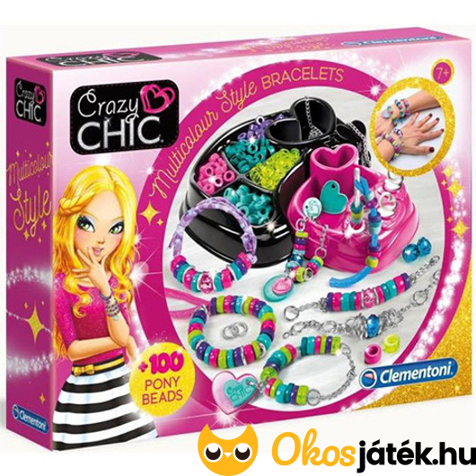 Clementoni:Crazy Chic Multicolour Style karkötő
