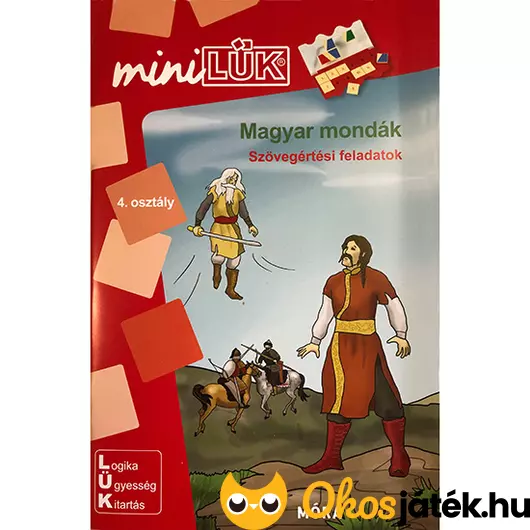 Magyar mondák Mini Lük füzet szövegértés