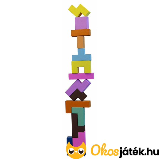 katamino family 3 dimenziós torony építő egyensúly ügyességi játék óvodásoknak társasjáték