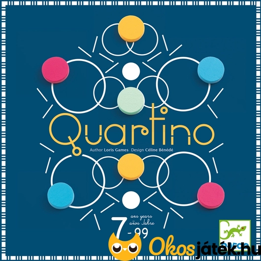 Quartino logikai társasjáték fából
