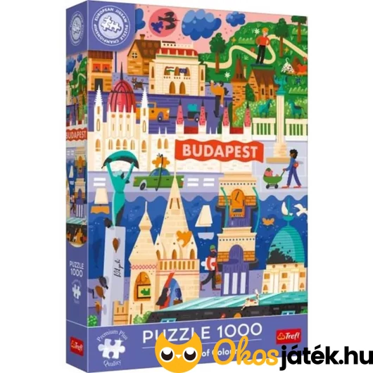 Trefl Premium Plus - Budapest - 1000 darabos puzzle