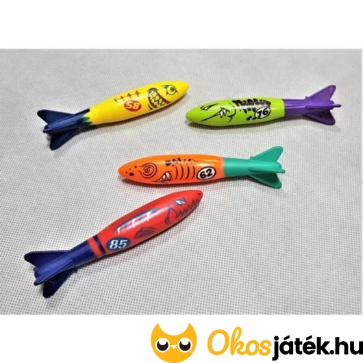 4 darabos torpedó medencejáték