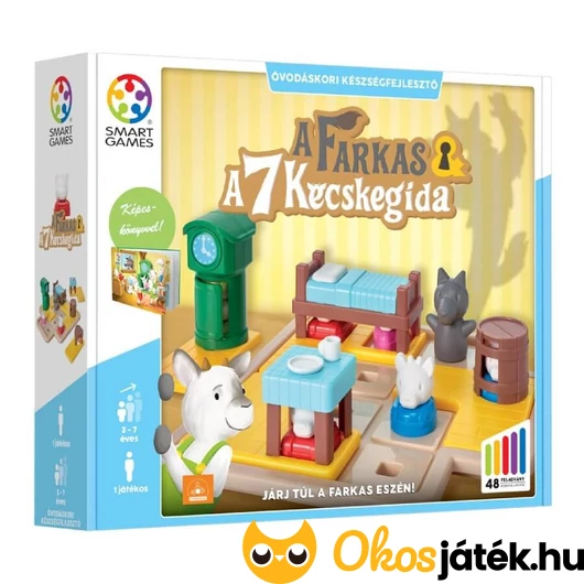 Smart Games A farkas &amp; a hét kecskegida logikai játék óvodásoknak