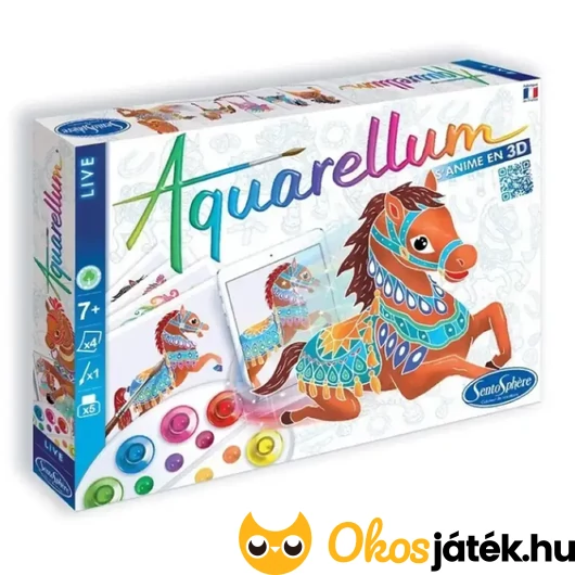 Sentosphere Aquarellum 3D lovak kifestő készletben