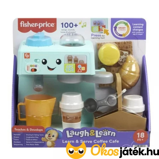 Kacagj és fejlődj kávéfőző játék kicsiknek