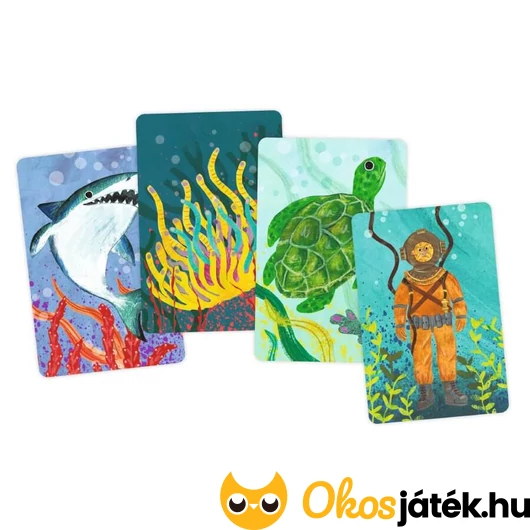 Bazarquatik - Tengerben kártyajáték Djeco