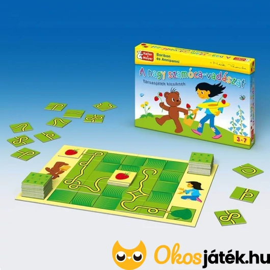 Boribon - A nagy szamóca-vadászat társasjáték tartalma