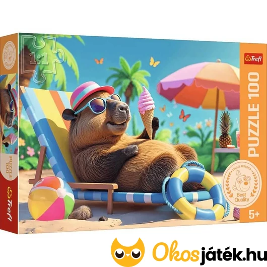 Trefl Capibara puzzle 100 db-os