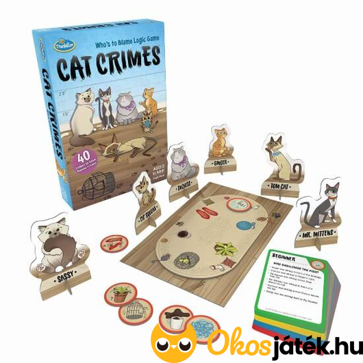 Zsivány cicák - macskás Thinkfun logikai játék