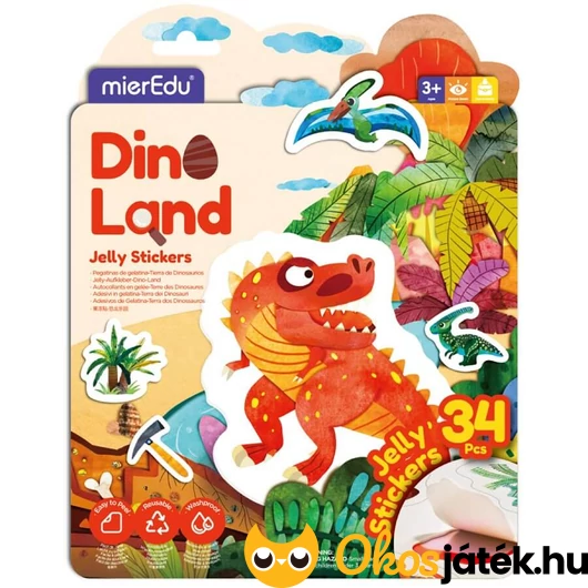 Zselés matricázó készlet - A dínók földjén