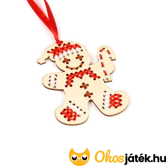 Saját készítésű karácsonyfadísz - Hóember