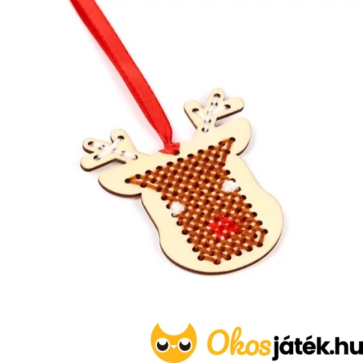 Rénszarvas karácsonyfadísz készítése