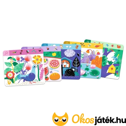 Fejlesztő játék, megfigyelés - Keress és pörgess Állatok