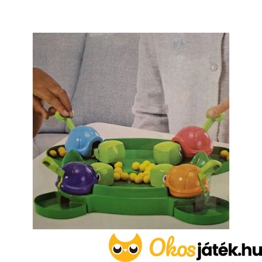 Éhes teknősök golyós, ügyességi társasjáték
