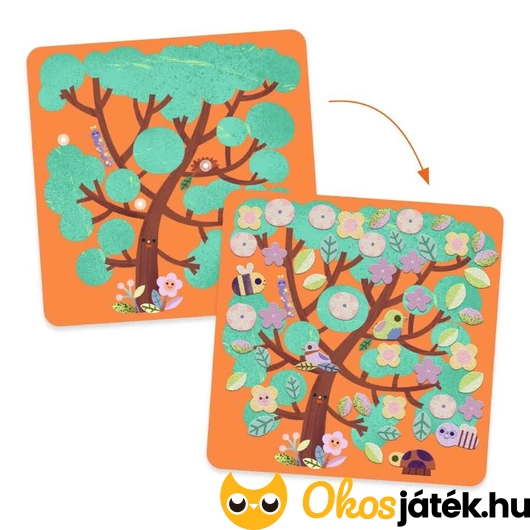 Kollázsműhely matricás képkészítő