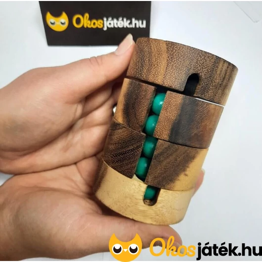 Bábel tornya logikai játék fából