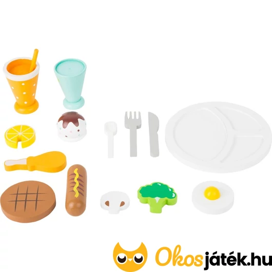 Legler étel készlet fából, mini készlet