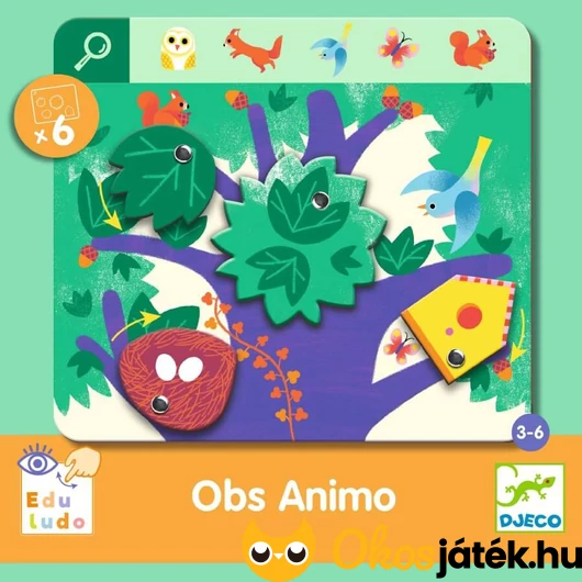 Djeco Eduludo Obs állatok