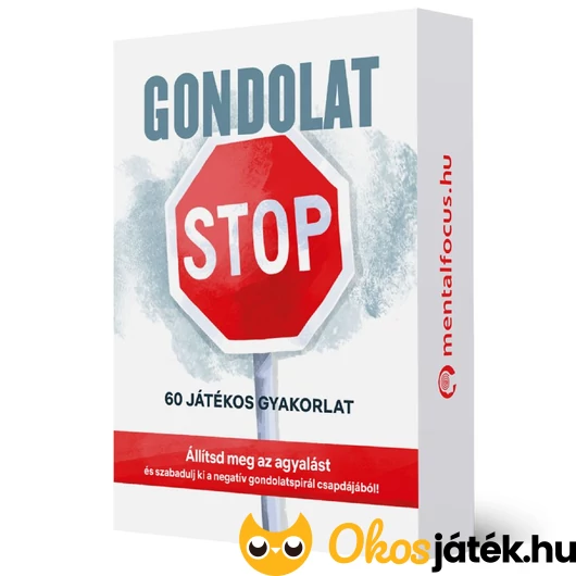 Mental Focus - Gondolat Stop - 60 játékos gyakorlat önfejlesztő kártya