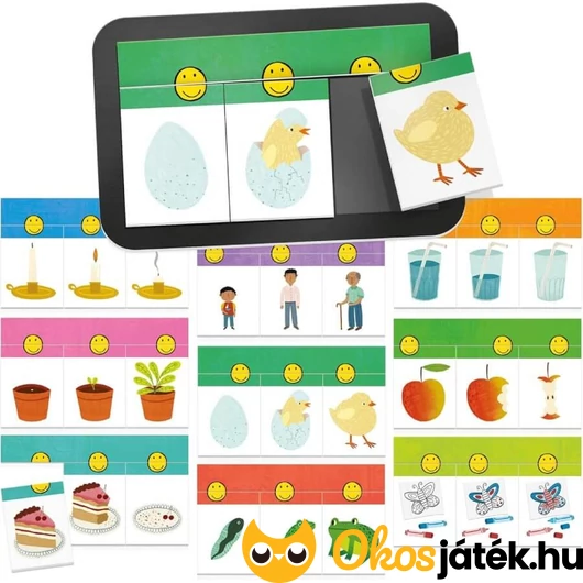 Headu Előtte-utána időrendi sorrend játék