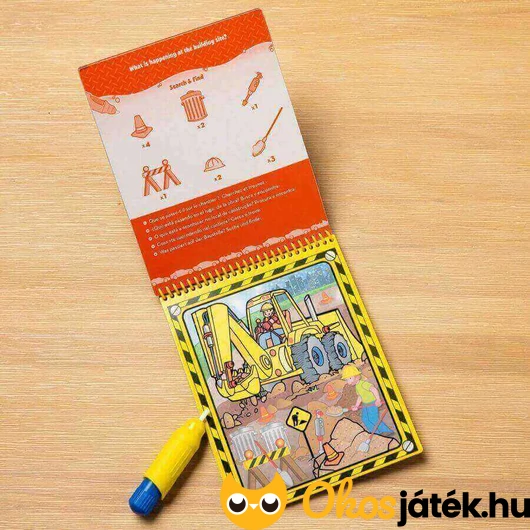 Járműves vizes kifestő - Water Wow