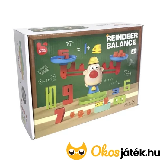 Matematika mérleg játék feladványokkal