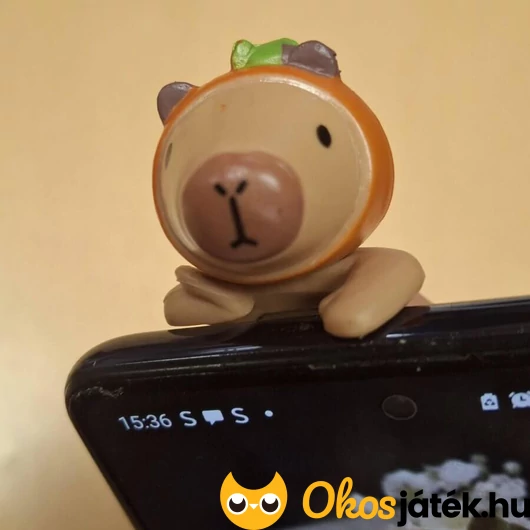 Kapibarás telefondísz