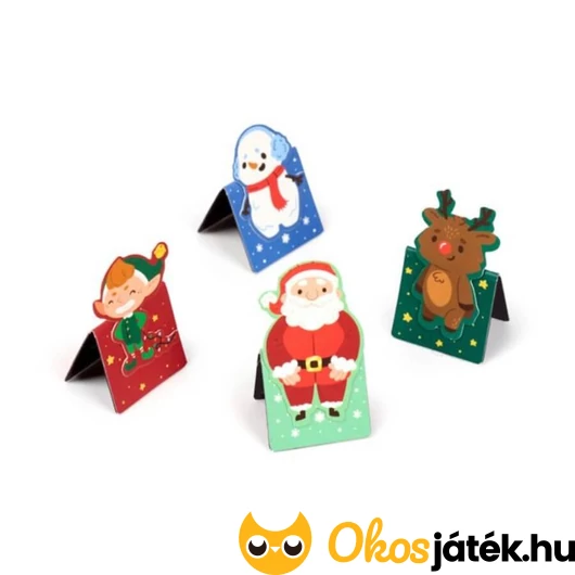 Mágneses könyvjelzők karácsonyi szereplőkkel