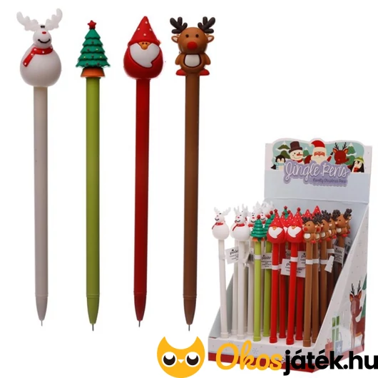 1 darab Karácsonyi toll - karácsonyi figurákkal