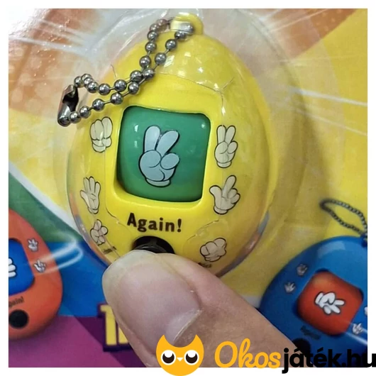 Kulcstartó játék - Kő-papír-olló