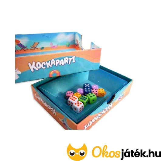 Kockaparti játék tartalma