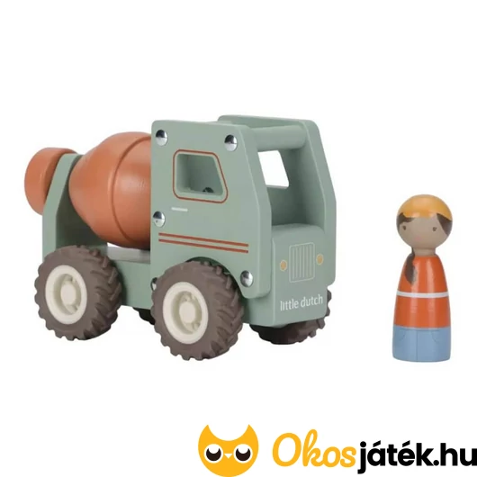 Játék betonkeverő kocsi Little Dutch