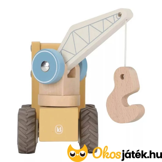 Játék darus autó mozgatható karral