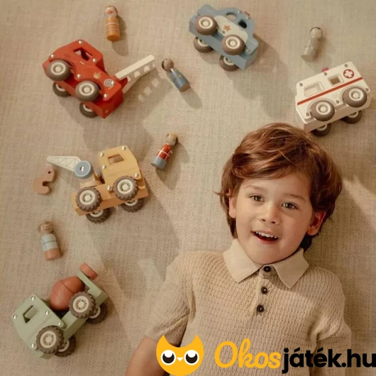 Little Dutc fa autó kollekció - Darus autó figurával