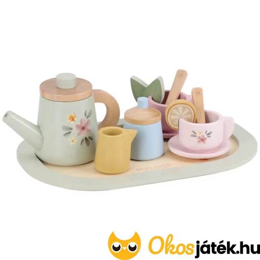 Little Dutch fa teáskészlet - új