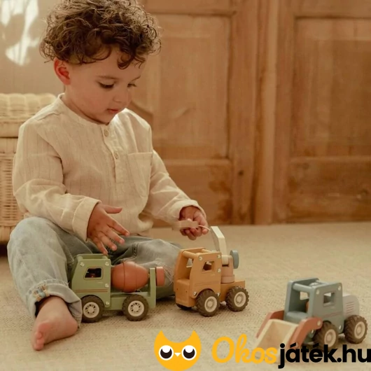 Little Dutch fajáték betonkeverő kocsi